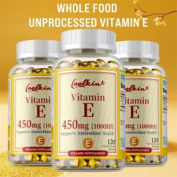 Vitamin E Capsules 450mg - Anti-oxidation, Anti-aging, Improve Skin Condition, Enhance The Immune System, Easy To Absorb