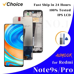 for Redmi Note9s/Note9Pro LCD Display Touch Screen Digiziter Assembly pantalla For XIoami Redmi Note9Pro/Note9s LCD Display
