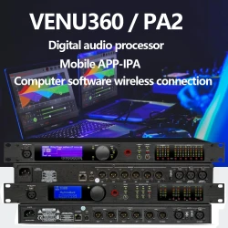 PA2 VENU360 professional digital audio feedback suppressor crossover matrix processor stage performance speaker management syste