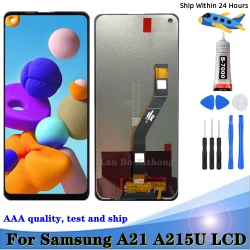 100%Tested 6.5'' LCD For Samsung A21 A215U LCD Display Touch Screen Digitizer LCD For Samsung A21 A215W Display Replacement