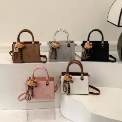 Cute Kitty Charm Mini Tote Handbag