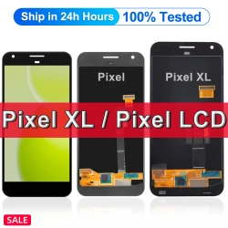 100% Amoled 5.5" For Google Pixel XL LCD Display Touch Screen Digitizer Assembly 5.0" For Google Pixel LCD Screen Replacement