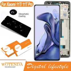 6.67'' AMOLED 120HZ Display For Xiaomi 11T Pro LCD MI 11T Touch Screen Digitizer For Xiaomi 11T 21081111RG LCD