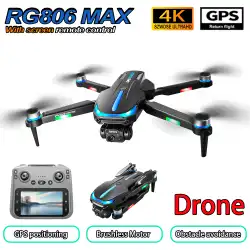 RG806MAX Drone 4K GPS Aerial Photography Optical flow hover Control Obstacle Avoidance Brushless 4-axis With screen Drones Toys