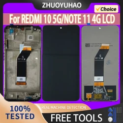 2201117TG 2201117SG Premium Lcd For Xiaomi Redmi Note 11 4G Display Touch Screen Digitizer Panel Assembly For Redmi 10 5G LCD