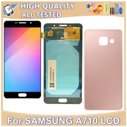 TFT For Samsung Galaxy A7 2016 A710 A710F A710M LCD Display Digital Touch Screen Assembly Replacement Department