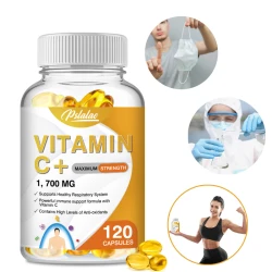 Vitamin C Capsules 1700 Mg - Supports A Healthy Immune System and Antioxidant Protection, Boosts Collagen Production