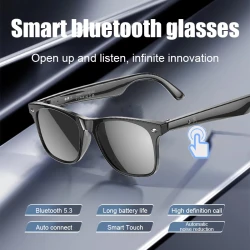 2025 New Smart Glasses Men Multiple Language Al Intelligent Translation Anti-blue Lens Wireless Call Voice Assistant Glasses Man