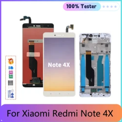 5.5" Original LCD For Xiaomi Redmi Note 4X Display Touch Screen Digitizer Assembly Replacement Note 4X With Frame Display