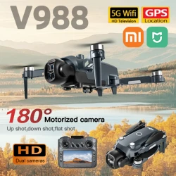 Xiaomi's new V988 5G drone, 4K professional HD dual-camera aerial photography remote control aircraft quadcopter toy dron, 3000m