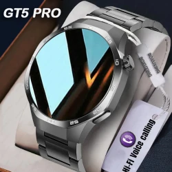 2025 New For Huawei Xiaomi GT5 Pro Smart Watch Men AMOLED HD Screen GPS NFC Heart Rate Bluetooth Call IP68 Waterproof SmartWatch