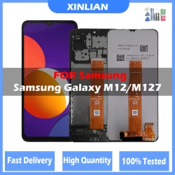 TFT LCD For Samsung M12 M127 M127F SM-M127F SM-M127F/DS SM-M127G LCD Display Touch Screen Digitizer Assembly