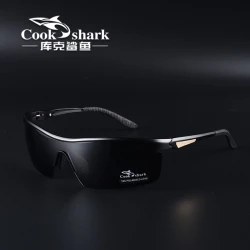 Cook shark 2021 new polarizing sunglasses men's driving glasses special trend color changing Sunglasses men's fishing glasses