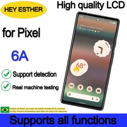OLED, HDR 6.1'' Replacement For Google Pixel 6A LCD Display Touch Screen GX7AS, GB62Z, G1AZG, GB17L
