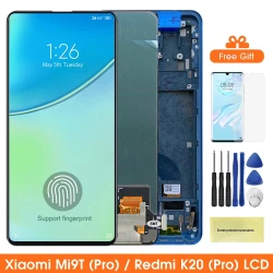 Super Amoled Screen for Xiaomi Mi 9T Pro / Mi 9T Lcd Display Digital Touch Screen for Xiaomi Redmi K20 Pro / K20 Replacement