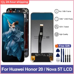 For Huawei Honor 20 Display LCD Touch Screen Digitizer For Huawei Nova 5T LCD YAL-L21 YAL-AL00 YAL-L71 Display Replacement Parts