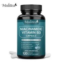 Mulittea Vitamin B3 Niacinamide Capsules Supports Skin Cell Health Skin Whitening Skin Repair and Health Immune Energy Support