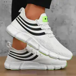 Men’s Sneakers Comfortable Breathable Platform Shoes Summer Man Running Shoes Breathable Comfortable Fashion Walking Sneakers