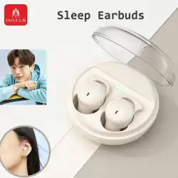 INMAS Q26 ENC Mini Portable Wireless Headsets Bluetooth In-Ear Earphone Noise Reduction Earbud Invisible Sleep Headphones HD Mic