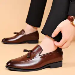 Men's Dress Shoes Business Leather Shoes Designer Office Loafers Luxury Wedding Shoes Handmade Slip on Formal Shoe Big Size 48