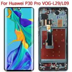 Display For Huawei P30 Pro LCD With Frame 6.47" P30 Pro VOG-L09 L04 L29 TL00 Display LCD Touch Screen Digitizer Panel