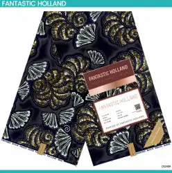 Legendary Elegance: Original Fantastic Holland Veritable Block Prints – Premium Atamfa Turmi Dashiki Fabric for Elite African Fashion