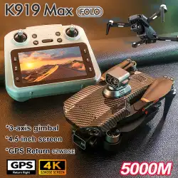 K919 Max Drone GPS 4K Professional HD Dual Cameras 3-Axis Gimbal 5G WIFI Brushless Obstacle Avoidance Foldable Quadcopter Toys