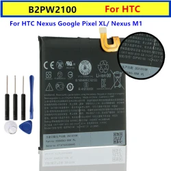 B2PW2100 3450mAh Brand New Phone Battery 3.85V DC For HTC Nexus Google Pixel XL Nexus M1 Batteries + Free Tools