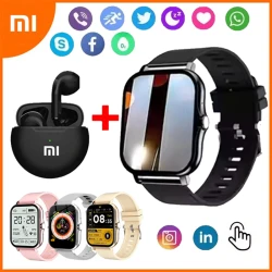 Xiaomi NEW Smart Watch Women Men Lady Gift Sport Fitness Watches Heart Rate Monitor Waterproof Smartwatch For Phones Android IOS