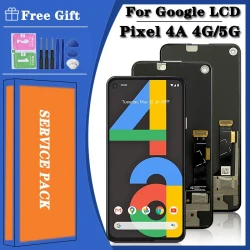 AMOLED For Google Pixel 4a 4G LCD G025J Display Screen Touch Digitized Assembly Replacement For Google Pixel 4a 5G GD1YQ LCD