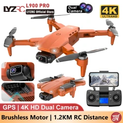 LYZRC L900 PRO 4K Professional HD Dual Camera GPS Drone 5G WIFI Brushless Motor FPV Quadcopter Foldable Aerial Photography Drone