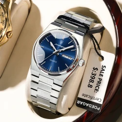 POEDAGAR Women's Watches Fashion Elegant Original Quartz Watch for Girl Date Week Luminous Wristwatch Waterproof Stainless Steel