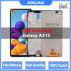 IPS LCD For Samsung A21s A217F SM-A217F/DS LCD Touch Screen Digitizer For Samsung a21s Display Replacement With Frame