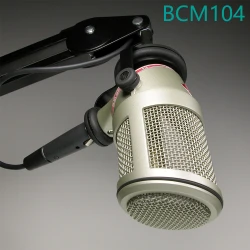 BCM104 Broadcast Microphone bcm104 Podcast Microphone Large Diaphragm Condenser Capsule Mic For Radio Announcers
