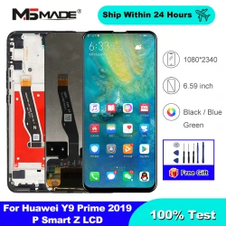 6.59" For Huawei P Smart Z LCD Y9 Prime 2019 Display STK-LX1 LCD Touch Screen Digitizer Replacement Parts For P Smart Z Display