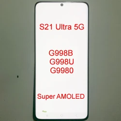 120HZ Super AMOLED For Samsung Galaxy S21 Ultra 5G G998B G998U G9980 LCD Display Touch Screen Digitizer Assembly With defects