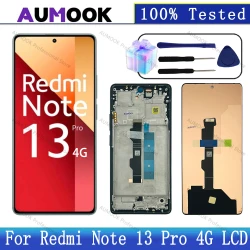 6.67" OLED Display For Xiaomi Redmi Note 13 Pro 4G LCD 23117RA68G 2312FPCA6G Screen  For Redmi Note 13 Pro 4G LCD Replacement