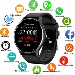 LIGE 2024 Smart Watch Women Men Lady Gift Sport Fitness Watches Heart Rate Monitor Waterproof Smartwatch For Xiaomi Android IOS