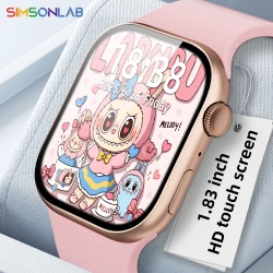 2025 New Global Smartwatch 1.83"HD Screen Bluetooth Call Blood Pressure Monitoring 120+ Sports Modes Waterproof Men Woman Gift