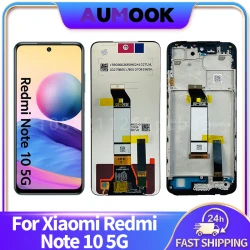 For Xiaomi Redmi Note 10 5G LCD Display Touch Screen Digitizer Assembly M2103K19G M2103K19C LCD Screen Replacement Repair Parts