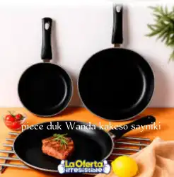 3-Piece Non-Stick Frying Pan Set