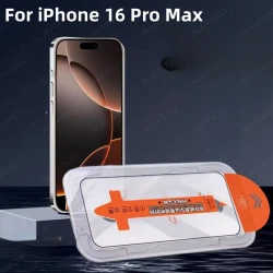 2 PCS Tempered Glass For iPhone 16 Pro Max 16Pro 16Plus 15 Easy to install Screen Protector For iPhone 16Promax Dust Free Glass