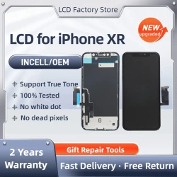LCD Display for iPhone XR Touch Screen Digitizer Assembly Replacement XR Incell True Tone