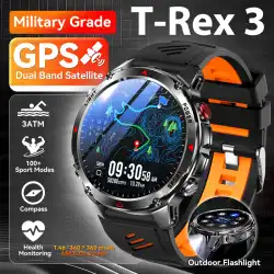 2025 New Professional GPS Sports Smart Watch Outdoor RIDE Run GPS track Swim Watchs Compass Altimeter 3ATM Sports Bracelets Men
