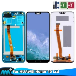 5.84''LCD For Huawei Honor 10 Display with Fingerprint Touch Screen Digitizer Assembly Replace COL-AL10 COL-L29 L19 With Frame