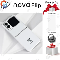 Original Huawei Nova Flip Foldable Phone 6.94 Inches 120Hz Display HarmonyOS 4.2 Camera 50MP 66W Wired NFC Smartphone