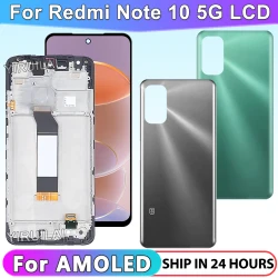 Display for pantalla Xiaomi Redmi Note 10 5G Lcd Display Digital Touch Screen Assembly for Redmi Note 10 5G Screen with Frame