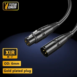 XLR Male To Female Cable Microphone Connection Cannon Balanced Karon Cable Audio Line Male Female Cable 0.5m 1m 1.5m 2m 3m 5m