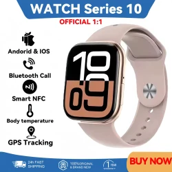 2025 New Series Watch10 GPS Track Smart Watch Men Woman HD Bluetooth Call Waterproof Sports SmartWatch For Apple Android IOS