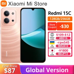Global Version Xiaomi Redmi 15C Smartphone 120Hz 6.9" Dot Drop display 50MP main camera 33W charging MediaTek Helio G81-Ultra